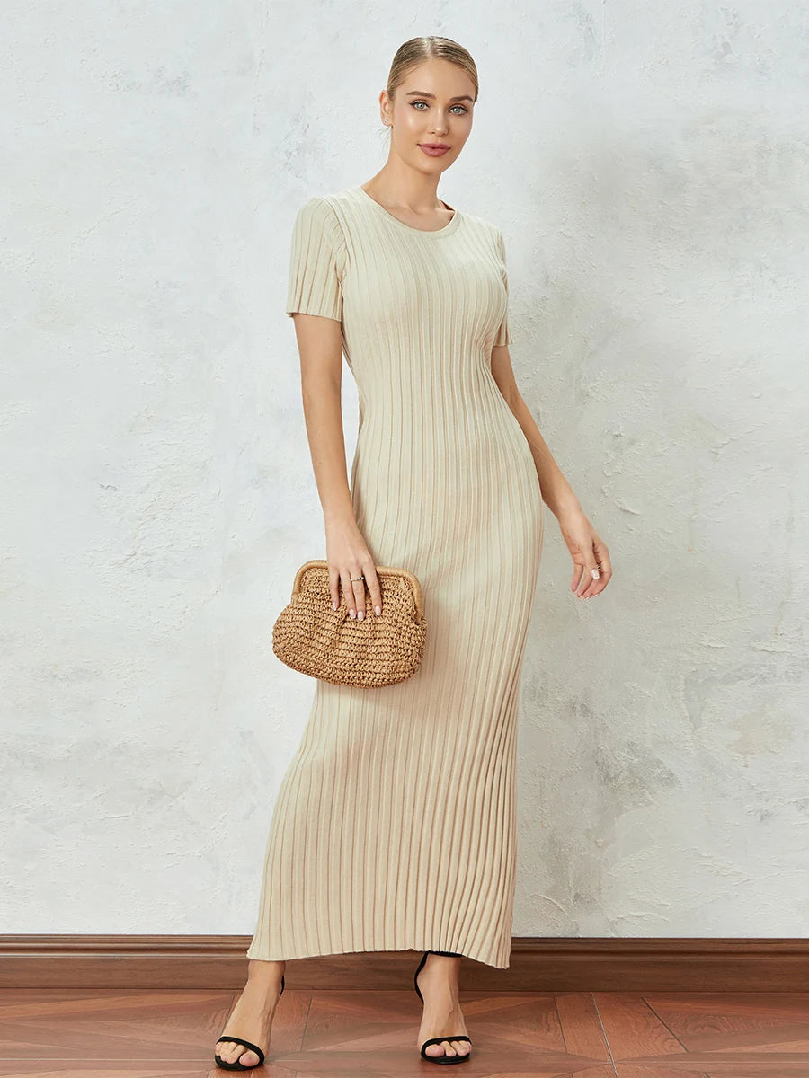 Pleated Maxi Dress