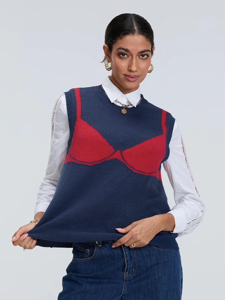 Jasmine Statement Knit Vest